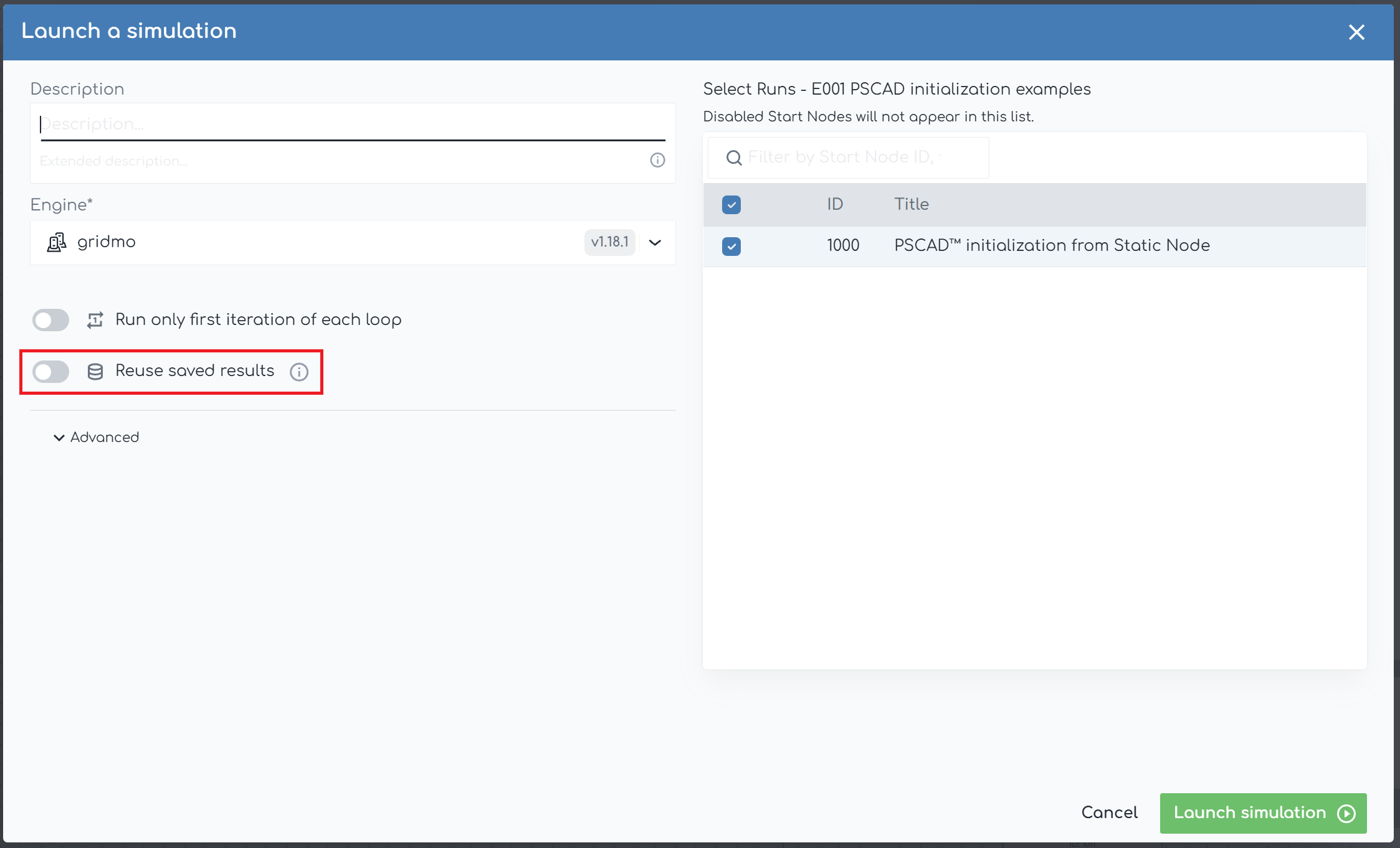 Cache - Launch window