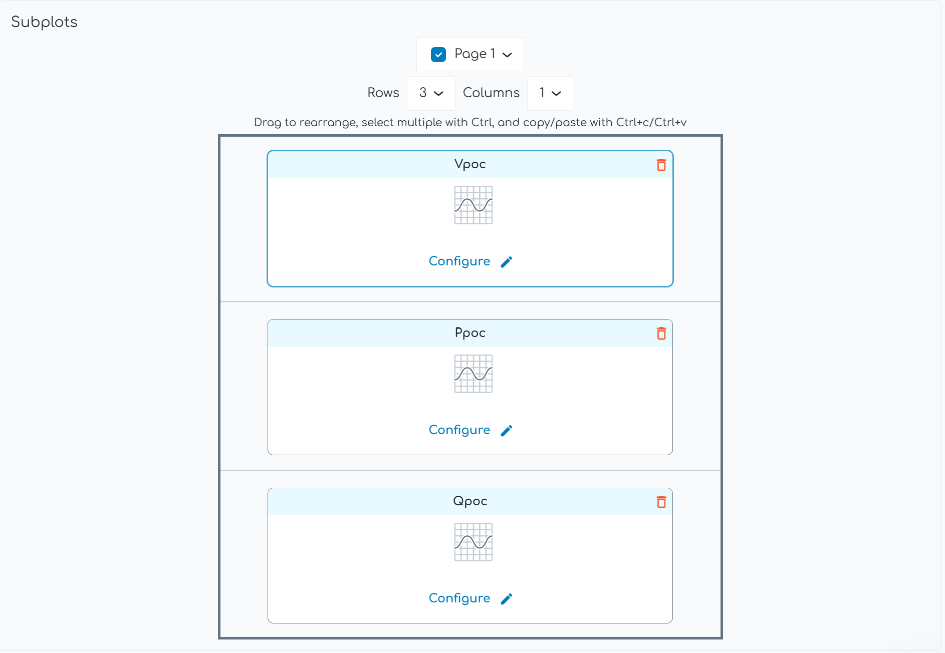 example screenshot of configured subplots in Plot Node