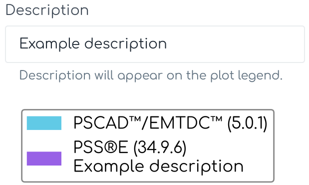 example from a Plot Node PDF output showing how the &#39;Description here!&#39; text is added